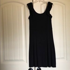 Loft Sleeveless Black Dress